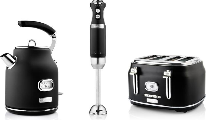 Actual product image Westinghouse Retro Breakfast Set, 4-Slot Toaster, Electric Kettle, Hand Blender