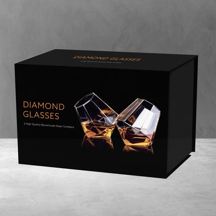 Image du produit Mad Monkey - Verres en diamant (set de 2) (2 x, Verre à whisky)