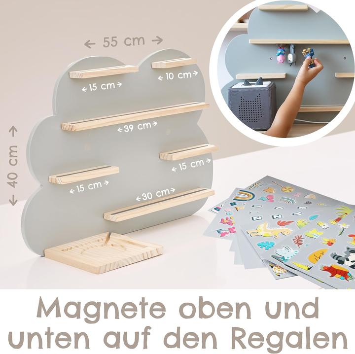 Actual product image Milula Studios Tonie shelf cloud