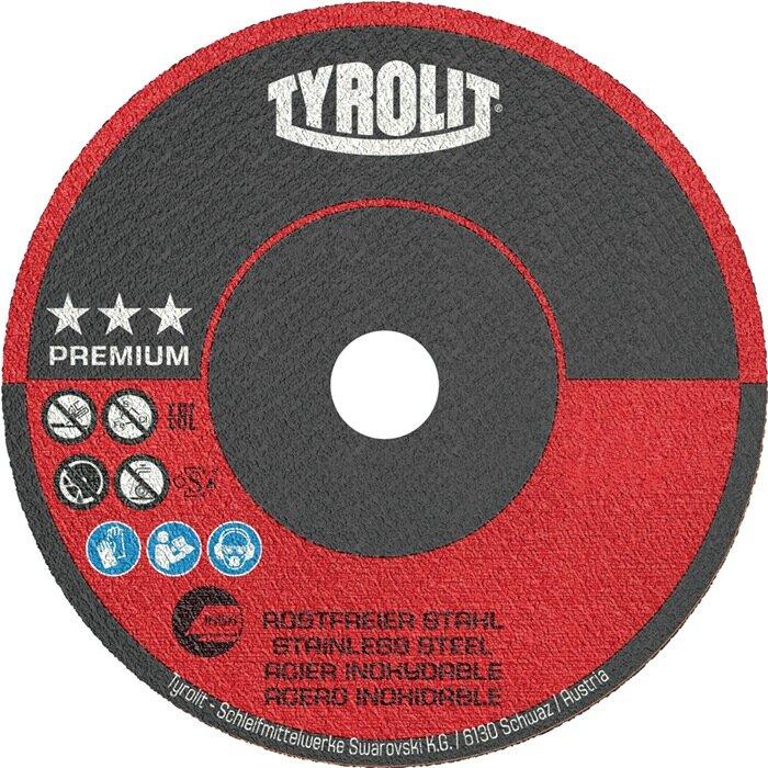 Image du produit Tyrolit Disque à tronçonner PREMIUM Ø 50 mm Épaisseur du disque 1 mm Alésage droit 10 mm