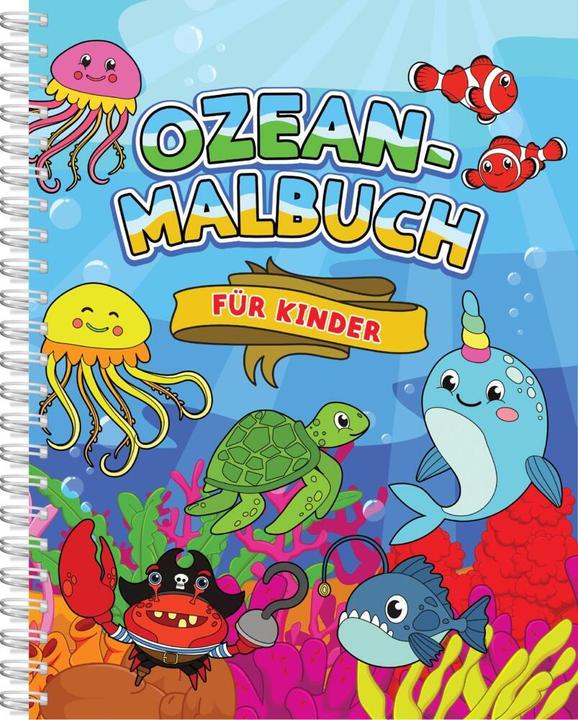 Produktbild Topulo-Verlag:Ozean-Malbuch für Kinder