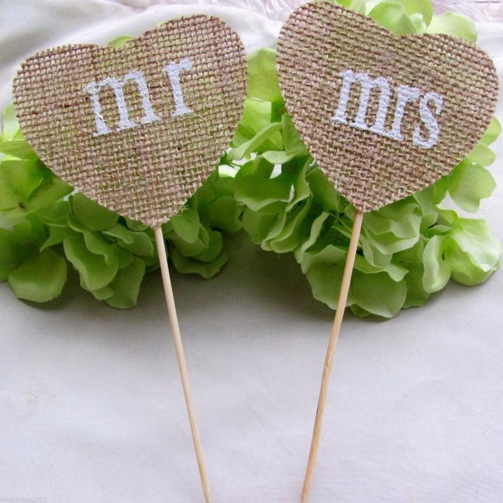 Produktbild Platzmarkierung Mr & Mr Juteherz
