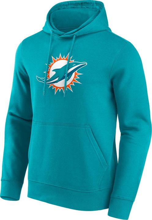 Produktbild Fanatics NFL Miami Dolphins Fleece Pull Over Fleece Kapuzenpullover Herren (L)