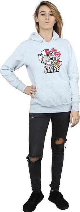 Immagine prodotto Tom & Jerry Donna/Ladies Gatto e topo Chase Heather Felpa con cappuccio (M)