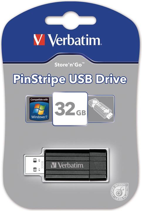 Image du produit Verbatim PinStripe (32 Go, USB-A, USB 2.0)