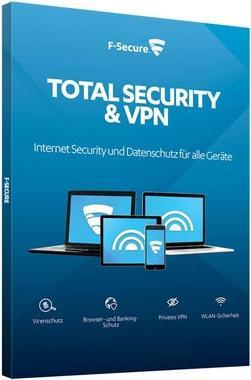 F-Secure Total Security and VPN (3 User, 12 months)