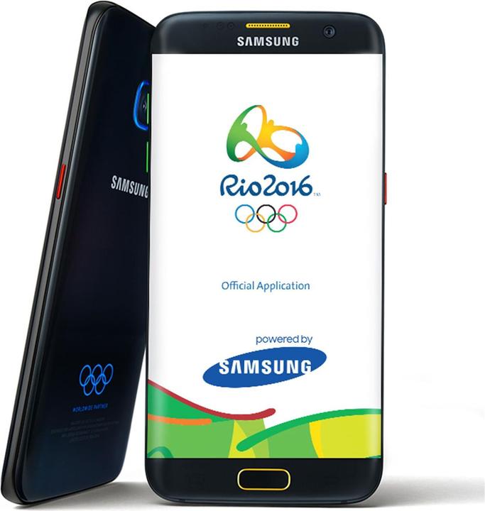 Produktbild Samsung Galaxy S7 Edge Olympic Games Limited Edition (32 GB, Black Onyx, Black, 5.50", 12 Mpx, 4G)