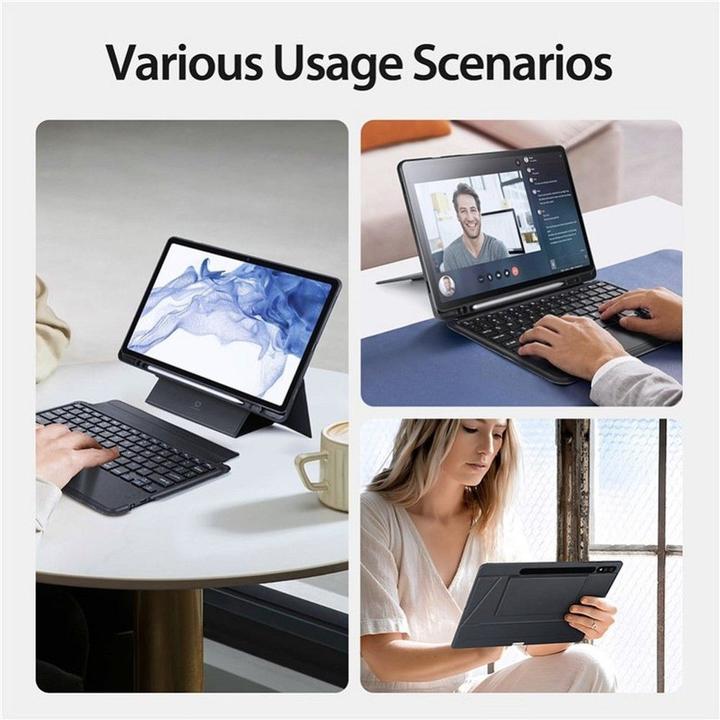 Actual product image Dux Ducis DK Series Keyboard Case (US, Galaxy Tab S8, Galaxy Tab S7)