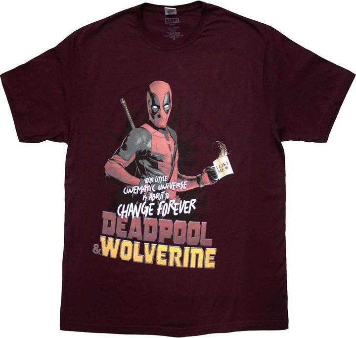 Image du produit Deadpool & Wolverine - T-shirt CHANGE UNIVERSE - Adulte (L)
