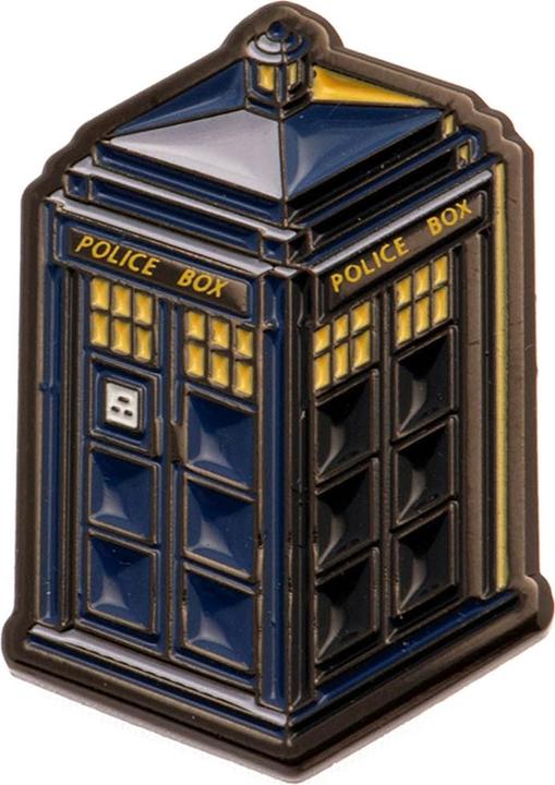 Actual product image Doctor Who Enamel Tardis Badge