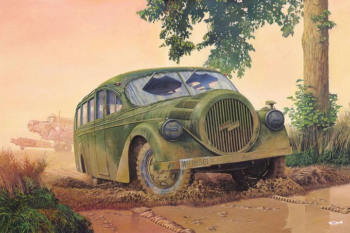 Actual product image Roden Opel Blitzbus Ludewig "Aero "WWII service