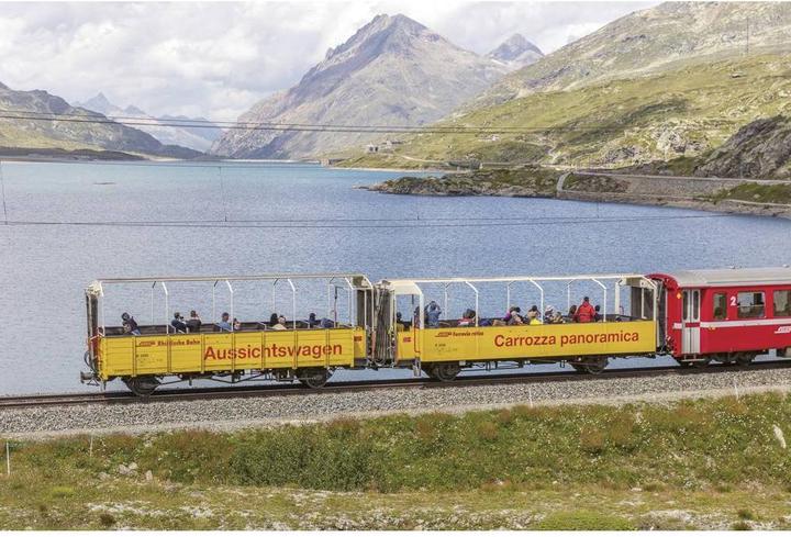 Image du produit Kato 7074072 N RhB Voiture panoramique ouverte B2101 (Voie N)