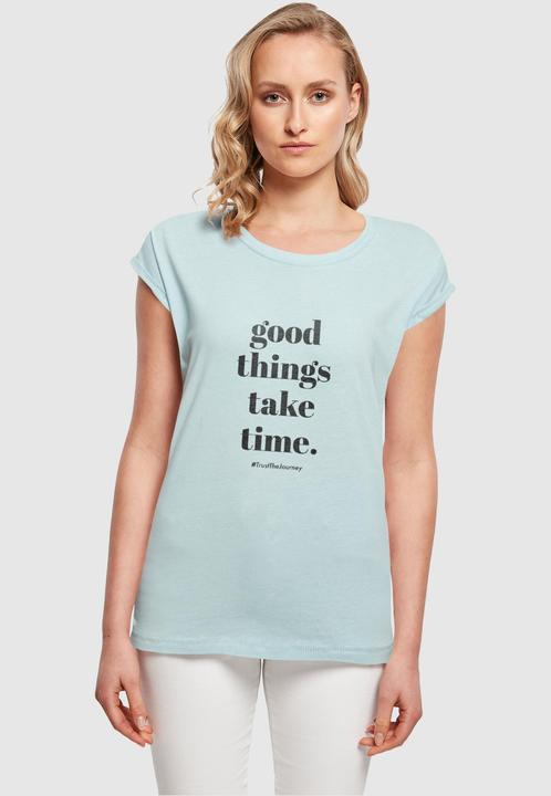 Immagine prodotto Merchcode Maglietta da donna "Le cose belle richiedono tempo" - 117487 (XL)