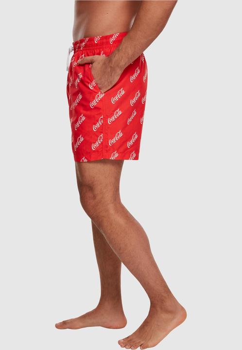 Produktbild Mister Tee Coca Cola Logo AOP Swimshorts (S)