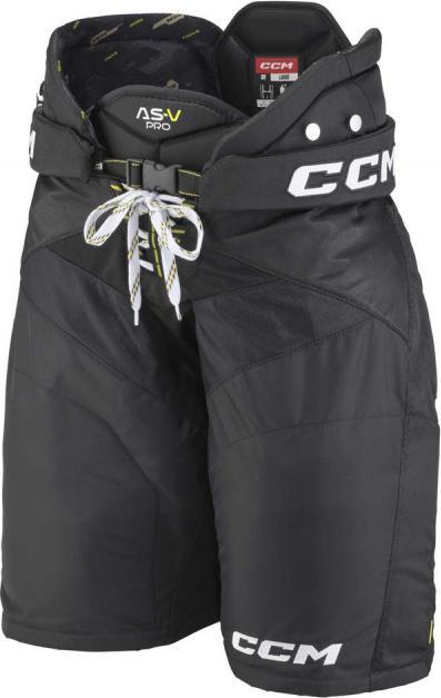 Image du produit CCM Pantalon de hockey AS-V PRO SR avec fermeture velcro (Noir, XL) (XL)