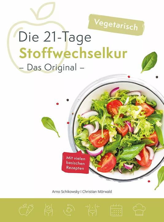 Produktbild Die vegetarische 21-Tage Stoffwechselkur -Das Original- (Deutsch, Christian Mörwald, Arno Schikowsky, 2020)