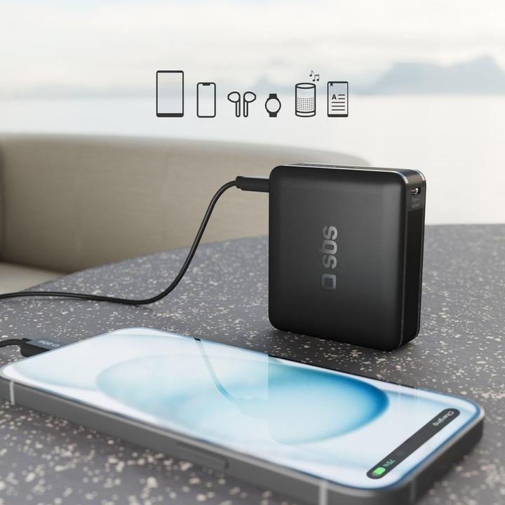 Actual product image SBS Powerbank 10,000mAh PD 20W high density (10000 mAh, 20 W, 38.50 Wh)