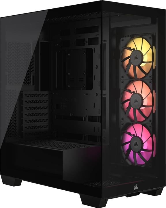 Corsair Case iCUE 3500X RGB Midi TG nero BTF+ZERO (Mini-ITX, mATX, E-ATX, ATX)