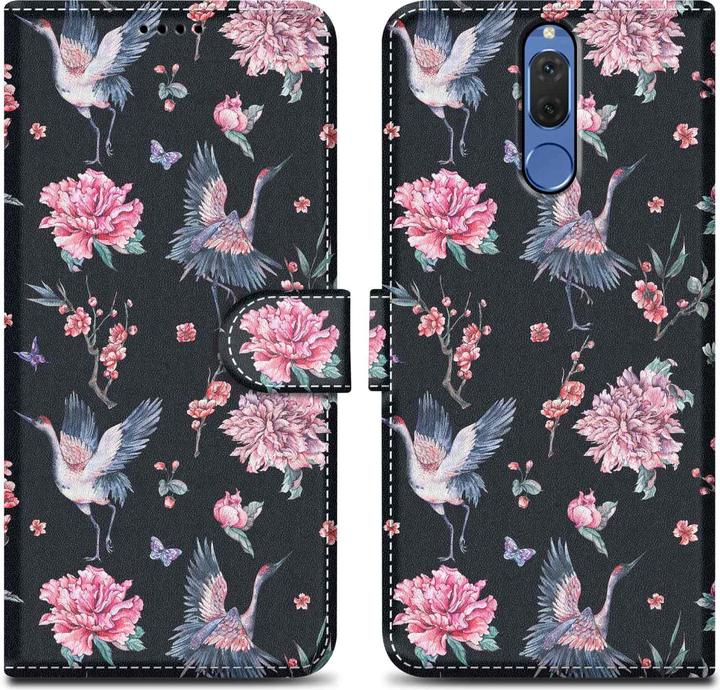 Kranich & Blumen No. 9