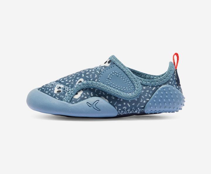 Immagine prodotto Decathlon Turnschuhe Babylight atmungsaktiv Babyturnen - blau mit Muster (23)