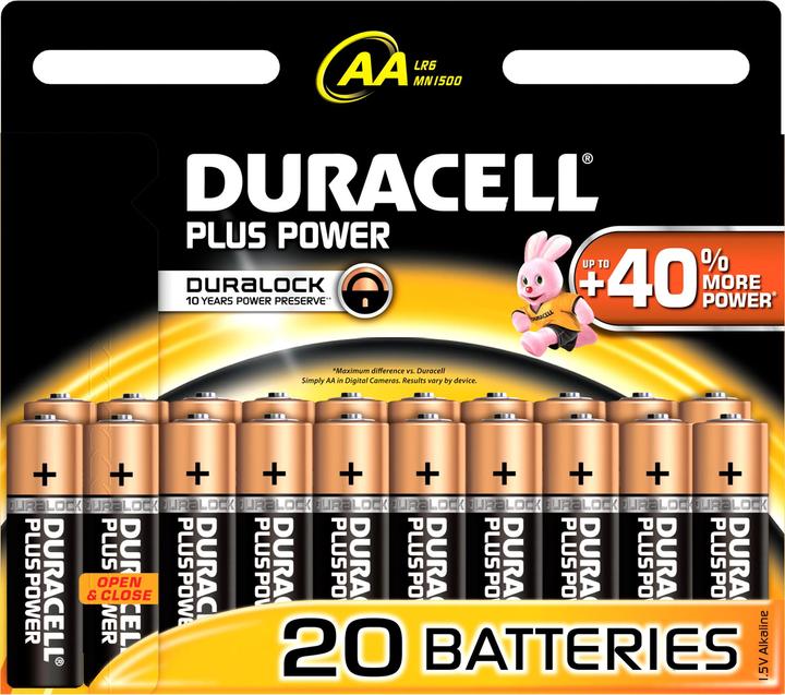 Actual product image Duracell Plus (20 pcs., AA)