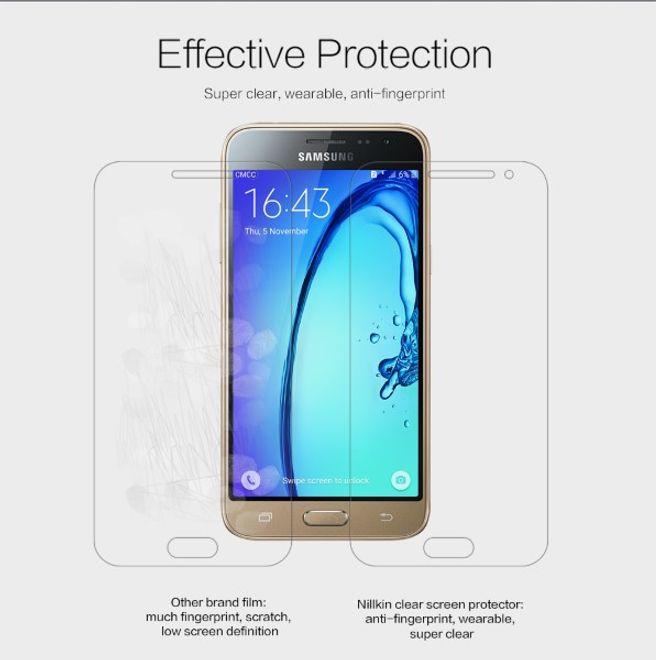 Actual product image Nillkin Super Clear (1 Piece, Samsung Galaxy J3 (2016))