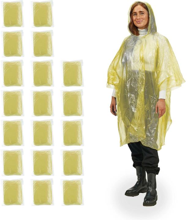 Produktbild Relaxdays Regenponcho (One Size)