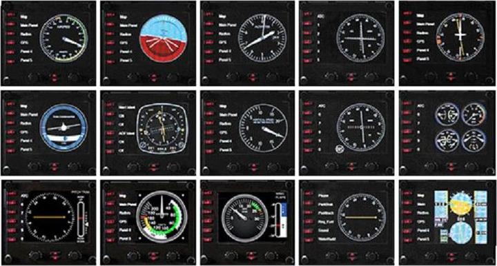 Actual product image Logitech G Saitek Pro Flight Instrument Panel (PC)