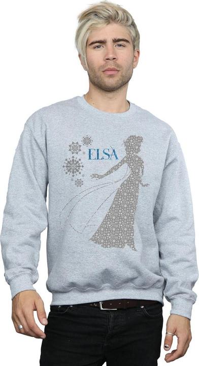 Immagine prodotto Disney Frozen Elsa Christmas Silhouette Felpa Uomo (L)