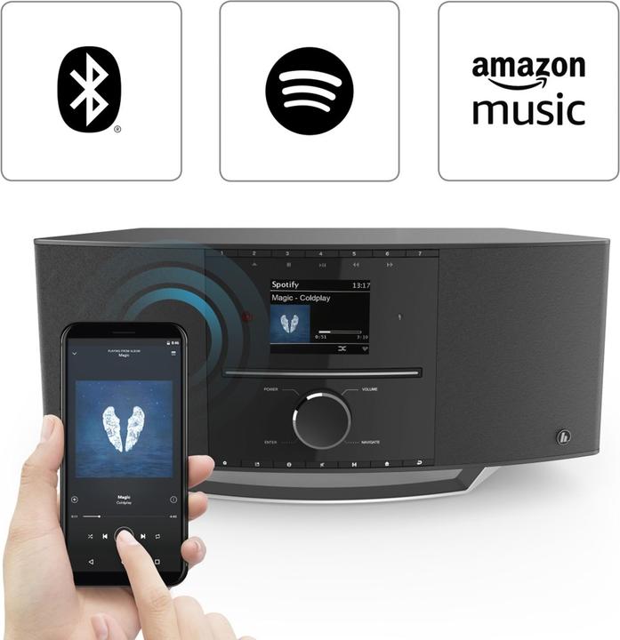 Actual product image Hama DIR3510SCBTX (DAB+, Web radio, Bluetooth, Wi-Fi)
