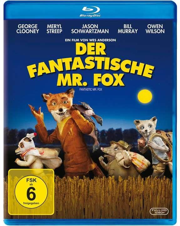 Der Fantastische Mr. Fox (Blu-ray, 2009, Deutsch, Englisch, Italienisch, Polnisch, Spanisch, Ungarisch)