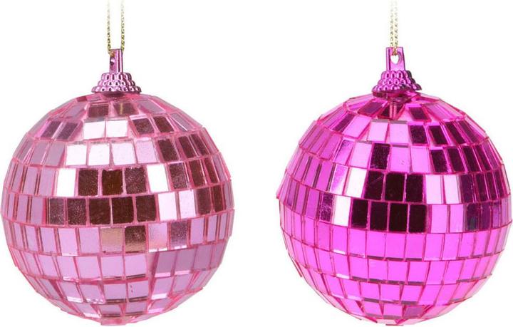Spiegel Discokugel Pink, 6cm (6.50 cm)