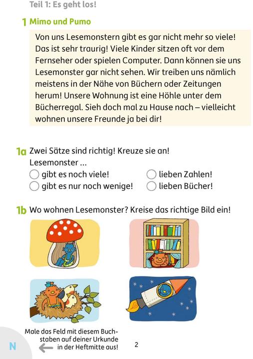 Immagine prodotto Besser lesen 2. Klasse (Tedesco, Andrea Guckel, 2012)