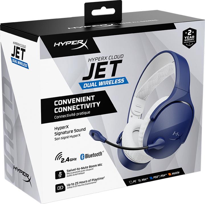 Immagine prodotto HyperX AM7A0AA Cloud Jet Dual WL Blue (Senza fili)
