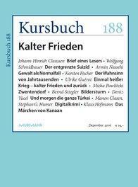 Produktbild Kursbuch 188 (Deutsch, Armin Nassehi, Peter Felixberger, 2016)