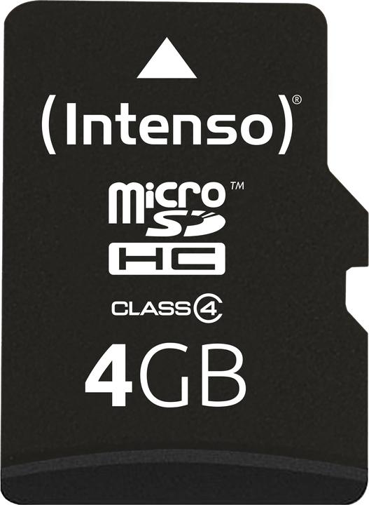 Produktbild Intenso Flash (4 GB, microSDHC)