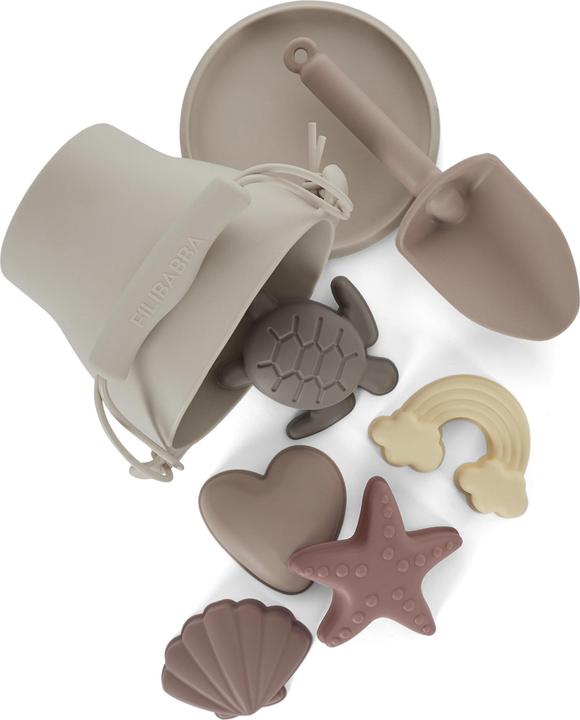 Image du produit Filibabba Set de plage en silicone - Rose