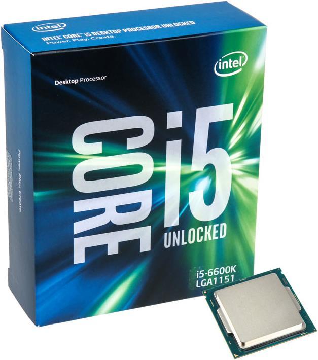 Produktbild Intel Core i5 6600K BOX (LGA 1151, 3.50 GHz, 4 -Core)