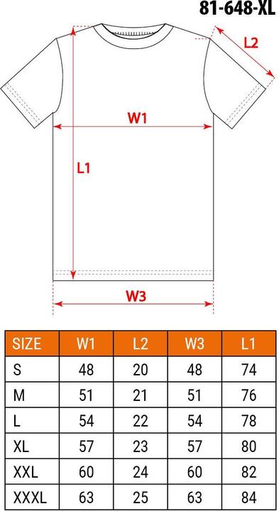 Nutritional values and ingredients Neo Red T-shirt, size XL (XL)