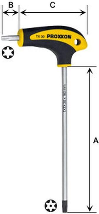 Immagine prodotto Proxxon Cacciavite con impugnatura a L (Torx (TX))