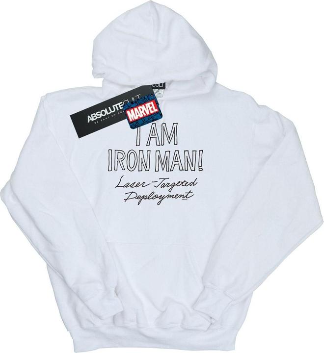 Immagine prodotto I Am Iron Man Felpa con Cappuccio Uomo (XXL)