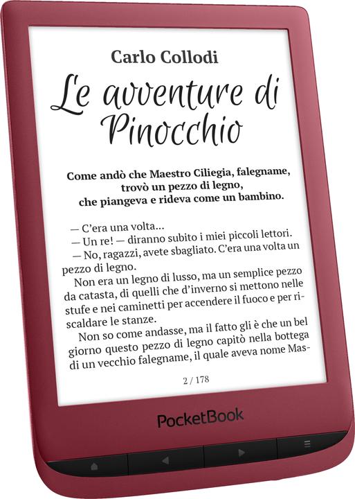 Image du produit PocketBook Toucher Lux 5 (6", 8 Go, Rouge rubis)