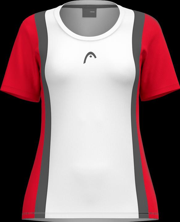 Head Club 25 Tech T-Shirt Damen Rot/Weiss