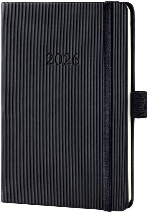 Actual product image Sigel Wochenagenda Conceptum Liniert, 2026, Schwarz, 10,8 x 15,1cm (German, French, English, Dutch)