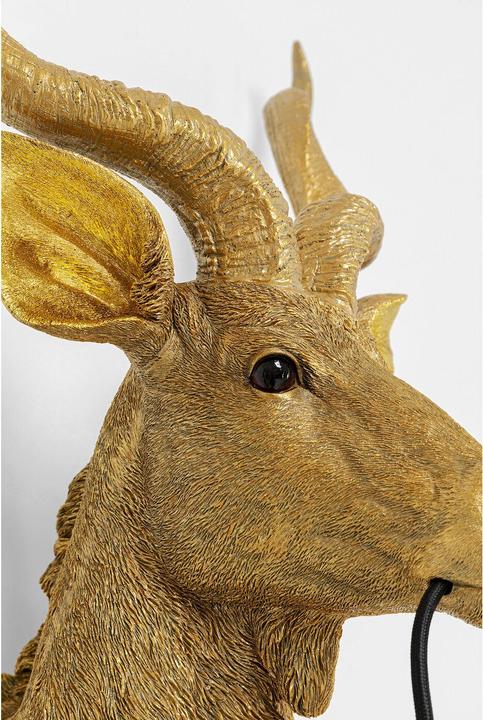 Image du produit Kare Design Applique murale Animal Goat Gold 45x74cm (E27)