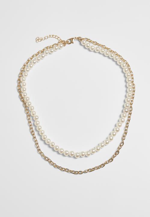 Image du produit Urban Classics Collier en couches de perles (100% coton)