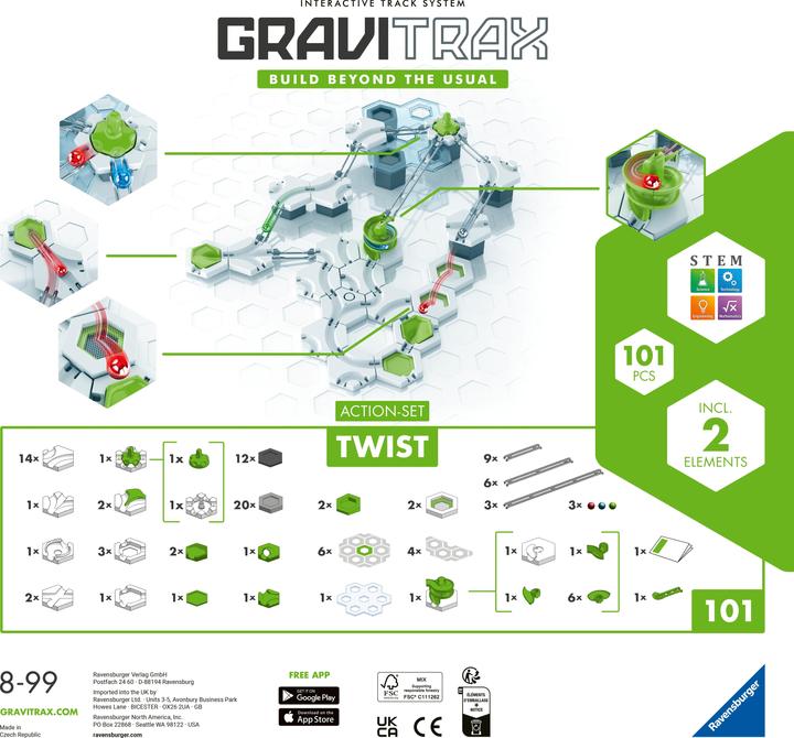 Actual product image Ravensburger GraviTrax GraviTrax Action-Set Twist