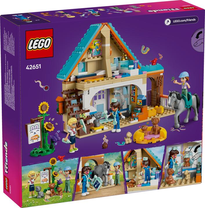 Actual product image LEGO Tierarztpraxis für Pferde und Haustiere (42651, LEGO Friends)