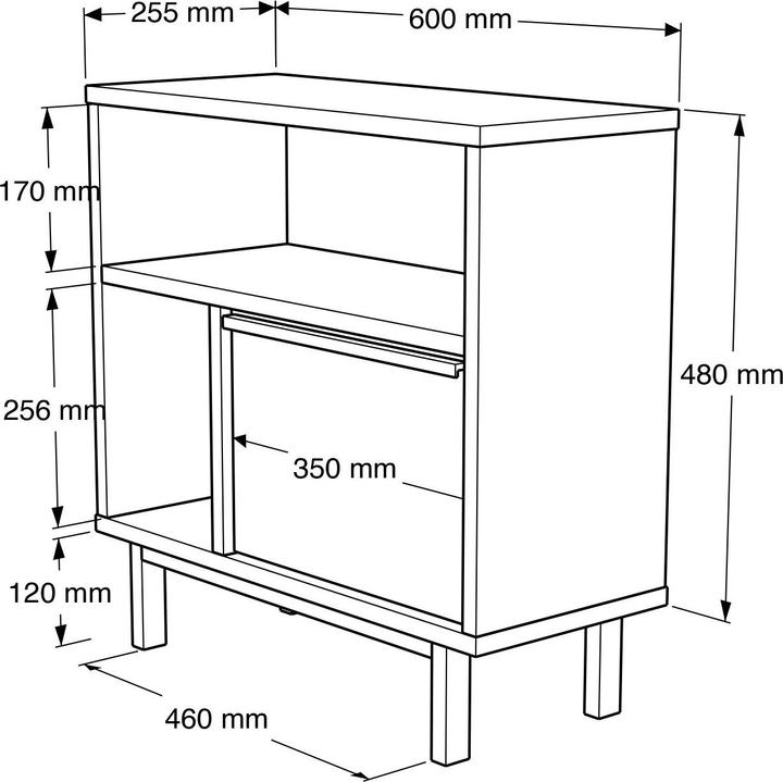 Image du produit Skye Decor Side (60 x 60 x 25.5 cm)