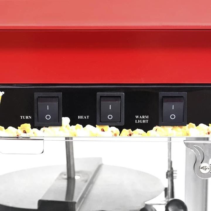 Immagine prodotto VidaXL Macchina per popcorn con padella in teflon, 1400 W